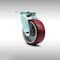 Service Caster 5 Inch Stainless Steel Poly on Aluminum Wheel Swivel Caster with Roller Bearing SCC-SS30S520-PAR - alternate 1